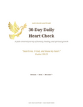 30-Day Daily Heart Check 💛 Digital & Printable Journal
